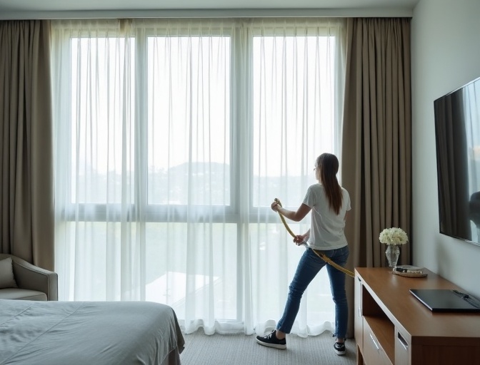 Carina Heights Sheer Curtain Cleaning